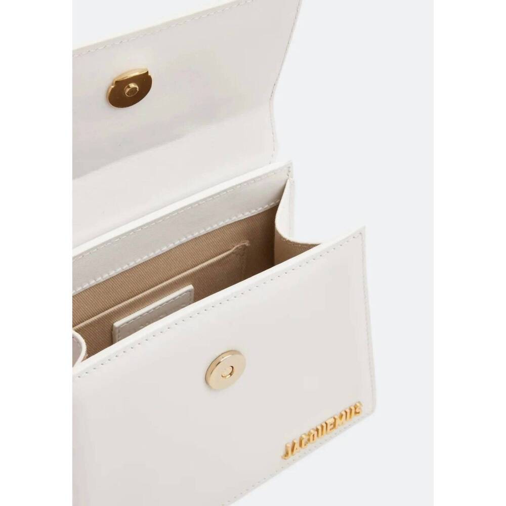 NEW JACQUEMUS women's le chiquito noeud bag in white - Picture 3 of 3